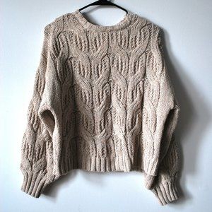 Women's Dreamers Cream Sweater Size L